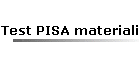 Test PISA materiali